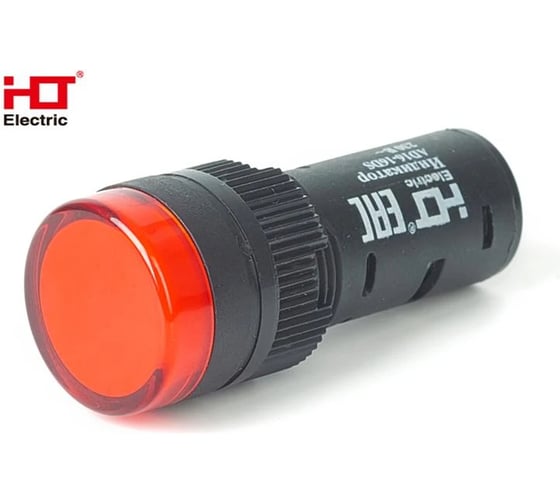 Лампа HLT AD16-16DS(LED)матрица d16мм красный 230В IP40, 20штук/упаковка 085-06-04