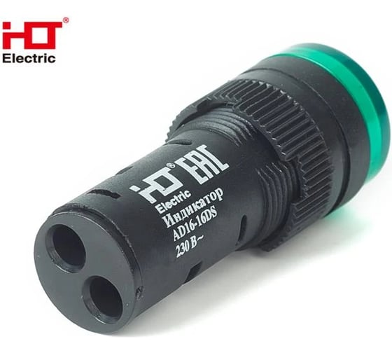 Лампа HLT AD16-16DS(LED)матрица d16мм зеленый 230В IP40, 20штук/упаковка 085-06-03