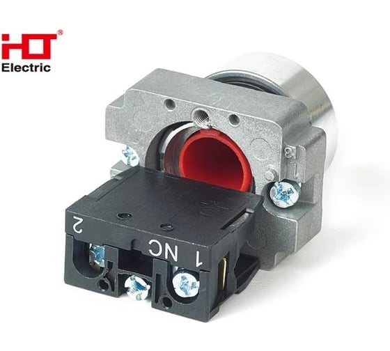 Кнопка HLT BA41 NO, 230B, IP40, красная, 20штук/упаковка 085-07-003