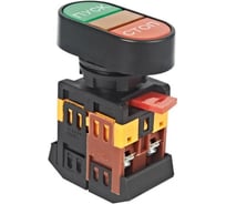 Кнопка HLT APВВ-22N "Пуск-Стоп", d=22мм, неон/240В, 1з+1р, 10штук/упаковка 085-07-301
