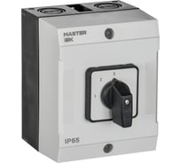 Переключатель кулачковый в боксе стандартная рукоятка IEK 10А сх. 82 MI-CS20-010-082