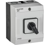 Переключатель кулачковый в боксе стандартная рукоятка IEK 16А сх. 54 MI-CS20-016-054