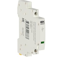 Лампа индикаторная IEK ARMAT одинарная LED 110-220В DC зел. AR-LED-1-3-G