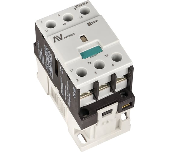 Контактор EKF КМЭ 38А 400В АС AVERES ctr-s-40-00-400-av