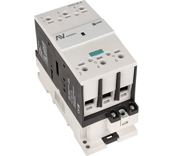 Контактор EKF КМЭ 90А 230В АС AVERES ctr-s-90-00-230-av