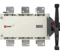 Рубильник-переключатель EKF 1000A 3P с рукояткой PowerSwitch PROxima pscs-1000-3