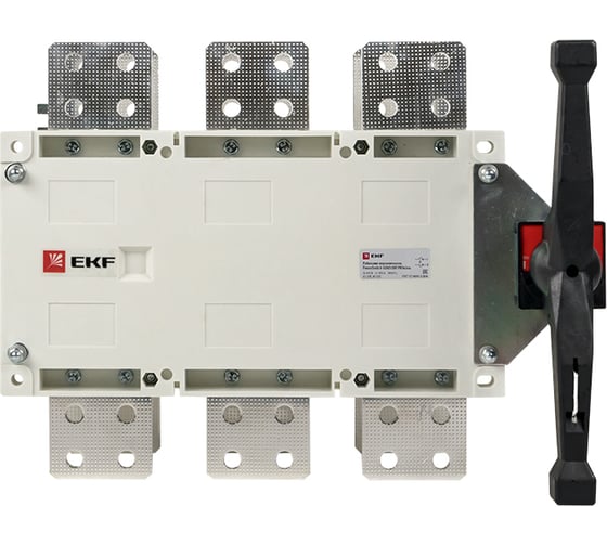 Рубильник-переключатель EKF 1250A 3P PowerSwitch PROxima pscs-1250-3