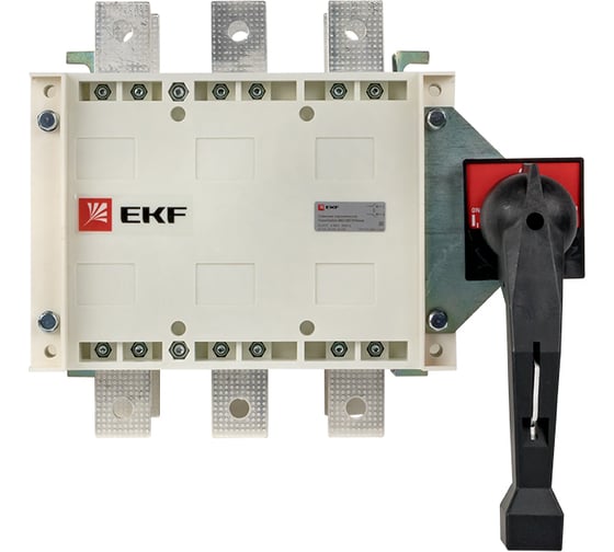 Рубильник-переключатель EKF 400A 3P с рукояткой PowerSwitch PROxima pscs-400-3