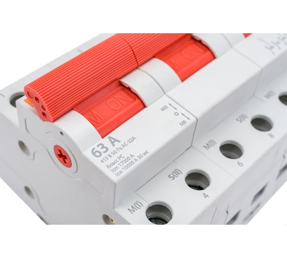 Трехпозиционный модульный переключатель TDM ELECTRIC МП-125 3P 63А SQ0224-0046