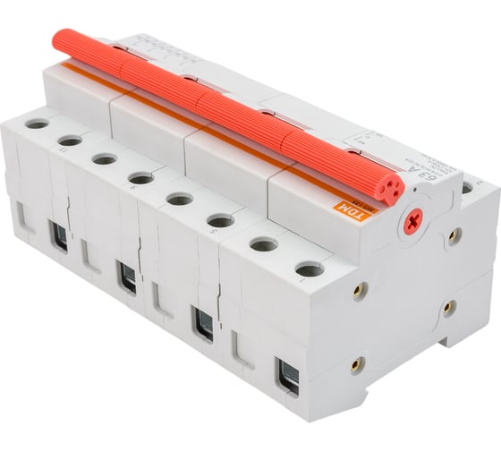 Трехпозиционный модульный переключатель TDM ELECTRIC МП-125 4P 63А SQ0224-0049