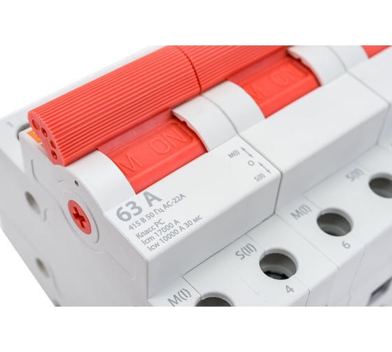 Трехпозиционный модульный переключатель TDM ELECTRIC МП-125 4P 63А SQ0224-0049