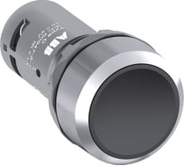Кнопка ABB, CP1-30B-10 черная без фиксации 1HO 1SFA619100R3016