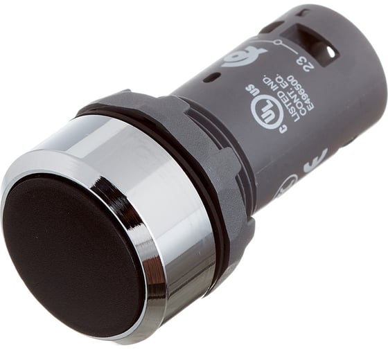 Кнопка ABB, CP1-30B-10 черная без фиксации 1HO 1SFA619100R3016