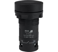 Кнопка КЭАЗ OptiSignal Compact D22 C7-P-211 черная 1НО+1НЗ XB7NA25 10шт 362043