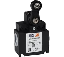 Выключатель концевой КЭАЗ OptiLiS D4N-8120 рычаг пластиковый с роликом пластиковым EN 50047 XCKT2118P16 365318