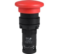 Кнопка КЭАЗ грибовидная OptiSignal Compact D22 C7-PM-411 красная 1НО+1НЗ 362126