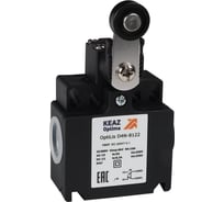 Выключатель концевой КЭАЗ OptiLiS D4N-8122 рычаг металлический с роликом пластиковым EN 50047 XCKT2118P16 365319