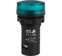 Лампа светодиодная зеленая КЭАЗ C7-L-B3 24 В AC/DC XB7EV03BP 10шт 362149