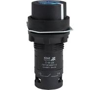 Переключатель 2 положения КЭАЗ OptiSignal Compact D22 C7-SK-220 черный с ключом 2НО XB7NG23 362143
