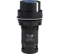Переключатель 2 положения КЭАЗ OptiSignal Compact D22 C7-SK-210 черный с ключом 1НО XB7NG21 362141