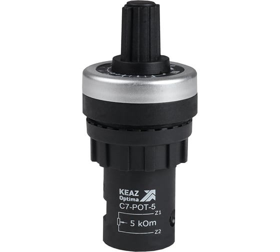 Потенциометр КЭАЗ OptiSignal Compact D22 C7-POT-5, 5 кОм XB4BD912R5K 362215 1