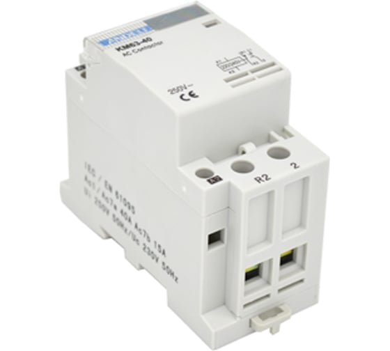 Модульный контактор ANDELI КМ63-40/20, 2NO, 2P 40A ADL08-237 1