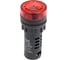 Лампа сигнальная звуковая UPUN AD105-22SM (LED) Ф22мм 24В красный, упак 10 шт AD105-22SM/R-23 4