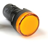 Лампа сигнальная UPUN AD105-22DS(LED) матрица Ф22мм 220В жёлтый (10 шт) AD105-22D/S28-Y