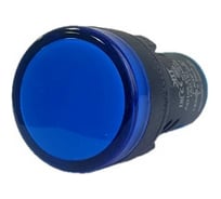 Лампа сигнальная UPUN AD105-22DS(LED) матрица Ф22мм 220В синий (10 шт) AD105-22D/S28-B