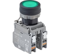 Кнопка Инпром Инновации BN22QP1-P/G NO+LED с подсветкой 230В, зеленая bn10040