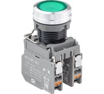 Кнопка Инпром Инновации BN22QP1-M/G NO+LED с подсветкой 24В, зеленая bn10042
