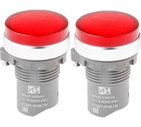 Лампа сигнальная Инпром Инновации LP22QP1-FM/R d22мм, красная 24В lp10907