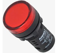 Лампа ANDELI AD16-22DS, LED, матрица, d22мм, красный, 24В, AC/DC ADL10-144
