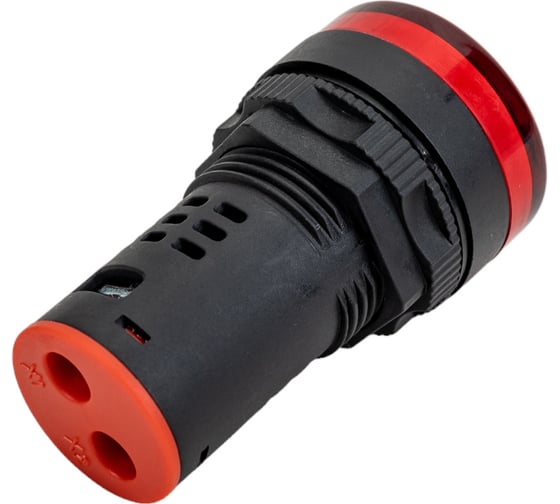 Лампа ANDELI AD16-22DS, LED, матрица, d22мм, красный, 24В, AC/DC ADL10-144
