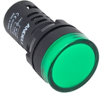 Лампа ANDELI AD16-22DS матрица, d22мм, 220В DC, зеленый ADL10-150