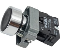 Кнопка ANDELI XB2-BA21 без подсветки черный 1НО ADL10-052