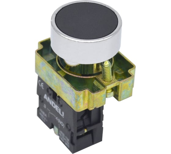 Кнопка ANDELI XB2-BА25 черный, ADL10-058 1