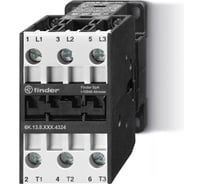 Промышленный контактор Finder 3NO 24A (АС3 400В); контакты AgSnO2; катушка 230В AС; степень защиты IP20 6K1382304324