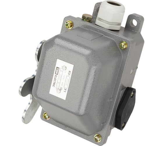 Концевой выключатель TDM ELECTRIC КУ-704 У1 фиксация в каждом положении 10А 380В IP44 SQ0732-0021