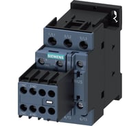 Контактор Siemens 3 полюса AC-3, 11КВТ/400В, Блок-Контакты 2НО+2НЗ 3RT20261AP04
