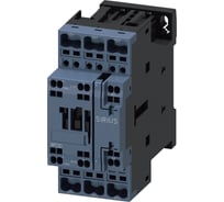 Контактор Siemens 3 полюса AC-3, 11КВТ/400В, Блок-Контакты 1НО+1НЗ 3RT20262AP00