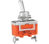 Выключатель-тумблер Texenergo ТВ1-1 2P 250В 15А (упаковка 2шт.) TL15-1