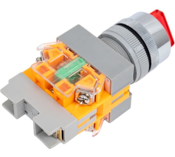 Переключатель Dekraft ПЕ22-ANC-2-RED-NEO 25058DEK