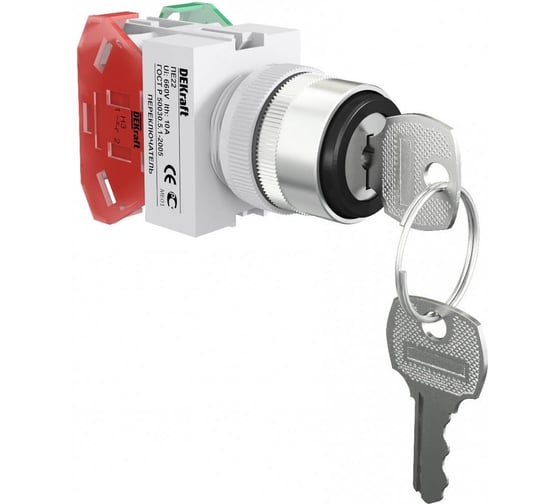 Переключатель Dekraft ПЕ22-AKSR-3-BLK 25143DEK