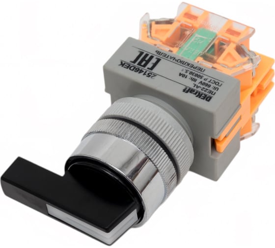 Переключатель Dekraft ПЕ22-ALCR-3-BLK 25146DEK