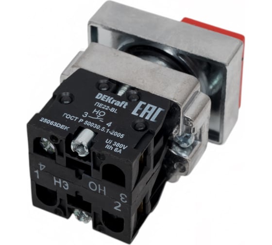 Переключатель Dekraft ПЕ22-BL 25063DEK