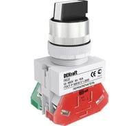 Переключатель Dekraft ПЕ22-AC-2-BLK 25051DEK
