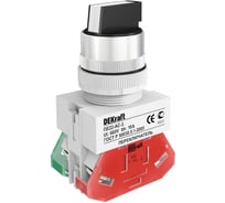 Переключатель Dekraft ПЕ-22, 10 А, IP54, 2НО, черный 25141DEK