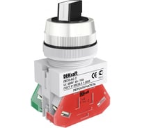 Переключатель Dekraft ПЕ-30, 1НО+1НЗ, 10 А, IP54, черный 25061DEK