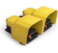 Педаль Emas двойная 1НО+1НЗ+1НО+1НЗ под аксесс. с фиксацией PDKA22BB11